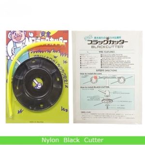 Superior+ Grass Cutter String Trimmer Head W/Square Nylon (Tansi) Trimmer Liner / Black