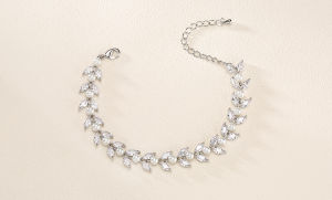 สร้อยข้อมือเพชรCz AAA+