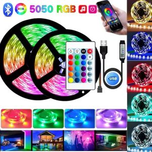 5V Rgb Led Strip Wifi Bluetooth Remote App Control Usb Smart Led Tape Lamp 5050 Smd Flexible Led Ribbon 1-30M Led Light For Room