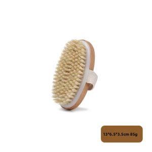 1 Cọ Tắm Gỗ Cán Dài Tháo Rời Dùng Để Tẩy Tế Bào Chết Massage Lông Mềm Dụng Cụ Vệ Sinh Phòng Tắm