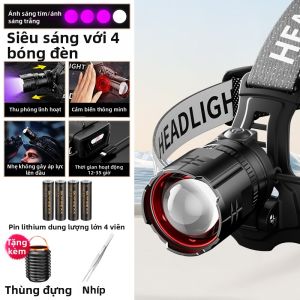 SKY FIRE | Đèn Đầu Tia cực tím 365nm Sạc Điện