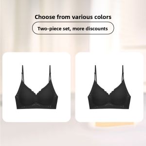 Miiow | Cat Woman Summer Thin Strap Foundation Liquid Lingerie Womens Invisible Bra Vest Top V-Neck Backless Seamless Bandeau Bralette