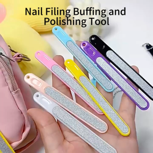 Professional Nail Filing Buffing and Polishing Tool Grit Emery Board Nail File for Acrylic Natural Fingernail