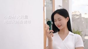 Mini Fan 10000mAh Type-c Quick Charge Mini High Speed Turbo Handheld Fan Ultra Long Life Mini Portable Outdoor Lazy Fan