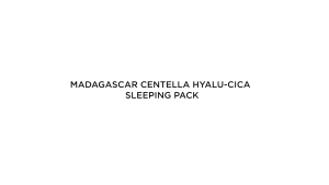 [EXP:DEC 26] SKIN1004 Madagascar Centella Hyalu-Cica Sleeping Pack 100ml (Cruelty-Free)