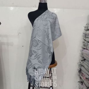 Pashmina bunga mawar mekar chasmere elegan / syal / scarf / selendang / shawl wanita / pashmina import / aksesoris muslim / fashion wanita / pashmina