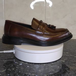Prikol Modern Gaya Sepatu Pantofel Pria Slip On Tassel Loafer Fantofel Formal Kerja Kantor Kekinian Murah Kuliah Keren 172