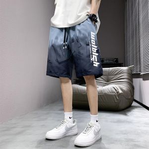 TUCANO American Style Mens Shorts Summer Thin Loose Fit Five-Quarter Length Quick Dry Casual Pants Breathable Polyester Fiber