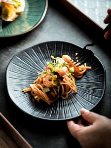 Bát Tráng Men Sứ Đen Sang Trọng Dùng Để Ăn Bít Tết Bát Đựng Tráng Miệng Bát Đựng Súp Bát Đựng Cơm Bát Đựng Thức Ăn Nhanh Dùng Trong Gia Đình