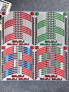 Suitable for Bajaj Dominar 400 Dominar400 17 Inch Reflective Wheel Hub Rim Stripe Tape Waterproof Vinyl Sticker