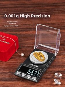 KTRUE | cân điện tử mini Cân Điện Tử Dược Phẩm Chính Xác Cao Bằng Vàng 0.001g