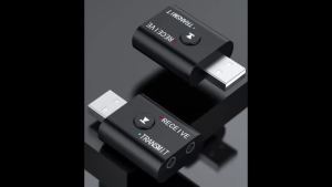 USB Bluetooth 5.0 Adapter 2 in 1 Transmitter Receiver 3.5mm AUX Wireless Audio Dongle Handsfree Call For Car TV Speaker PC Mouse