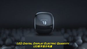 Awei T28P/T28 TWS Earphone Bluetooth 5.4 LED Battery Digital Display Smart Touch Low Latency Earbuds with Gaming Mode Intelligent Voice Helper Noise Cancelling IPX6 Waterproof Wireless Semi in Ear Earpiece