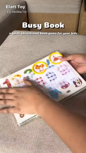 30 Pages Sticker Game Busy Book For Toddlers Baby Activity Book Early Education Learning Book