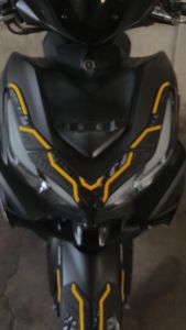 Front Shield Cover All New Aerox 155/Aksesoris Motor Yamaha/Rubber Karet Keren Murah