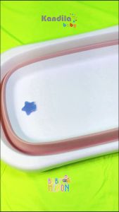KANDILA FOLDING BABY BATH TUB KDL 002 / BAK MANDI ANAK / BAK MANDI BAYI BAHAN SILICONE / BAK MANDI ANAK LIPAT/ BAK MANDI BAYI / BAK MANDI