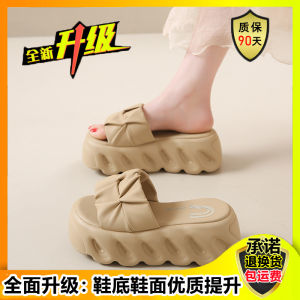 Womens Thick Heel Sandals Summer Outdoor Wear Cross Skirt Slippers New 2025 Beautiful Comfortable Non-Slip Shoes