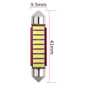 2X Festoon C5W 31mm 36mm 39mm 41mm 7020SMD Bulbs Car Lights Dome Lamp Icense Plate Lamp 4000K 6000K 12V Crystal Blue Warm White
