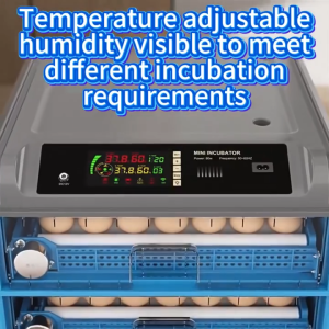 3-in-1 Egg Incubator Drawer-Type with temperature&humidity display Fully automatic temperature control Automatic egg turning Adjustable egg tray