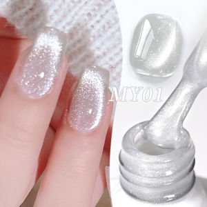 BORN PRETTY 10ml Water Light Cat Gel Ultra Shine Sparkling Glitter Semi Permanent Soak Off UV Gel Nail Art Varnish Manicure