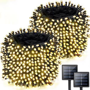 Solar String Fairy Light LED Waterproof Outdoor 5M/12M/22M Garland Street Lamp Festoon Christmas Party For Garden Decor