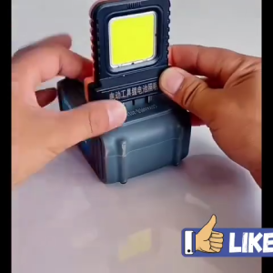 PINSEN【Siêu Sáng 14W】Đèn LED Cầm Tay Đa Năng Chạy Pin 21V - Đèn Làm Việc Đèn Cắm Trại Đèn Kiểm Tra - Mini Tiện Dụng