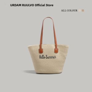 URCDN RDALVO | Resort Style Seaside Straw Tote Bag