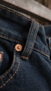 กางเกงยีนส์ผู้ชาย ทรงกระบอกเล็ก Jack Russel Klassik J-903 Slim Fit Classic Blue