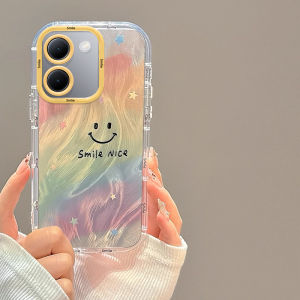 เคสโทรศัพท์ซิลิโคนแบบกระจกสำหรับ vivoY200gt Y100i Y93s Y85 Y78m Y77e Y50t Y36 ลายยูนิค ป้องกันการตกหล่น ดีไซน์น่ารัก