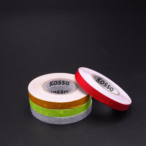 [กว้าง 10 มม. ยาว 10 ม.] KOSSO สติ๊กเกอร์สะท้อนแสง เทปสะท้อนแสงหลากสี สติ๊กเกอร์สะท้อนแสงติดรถมอไซ สติกเกอร์สะท้อนแสง แถบสติ๊กเกอร์ แผ่นสะท้อนแสง (1ชิ้น) พร้อมส่ง K012 FSA