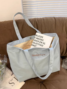 Casual Large Capacity Nylon Canvas Shoulder Bag Universal Shopping Bag Womens Style Korean Version Autumn Winter Commuter Bag