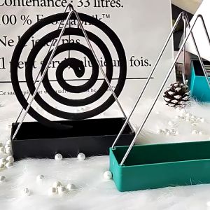 Triangle Mosquito Coil Holder Incense Burner Holder Creative Fireproof Mosquito Coil Burning Rack