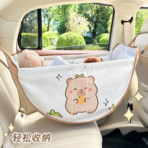 Capabala Long Grass Capybara Chair Back Large Buggy Bag Storage Pocket Pet Sundries Storage Cartoon Cute Creative Female