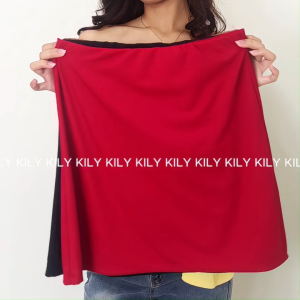 Buy 1 Take 1 KILY 2 in 1 Boho Tube Top Skirt Ribbed Knit Strapless Flowy Casual Korean Style 2 in 1 Skirt for Women 6A0404