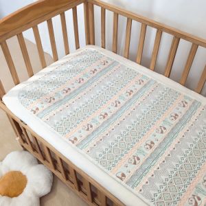 Tấm Lót Trẻ Em Bằng Cotton Nguyên Chất Thoáng Khí Thấm Hút Mồ Hôi Tấm Lót Trẻ Em Chất Lượng Mẹ Và Trẻ Em Tấm Lót Bằng Vải Cotton Mềm Mại Cho Trẻ Em