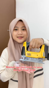 Mainan Anak XTS-3056 CURVE SAWS POWER TOOLS Mainan Gergaji Listrik Elektrik Power Tools Toy Edukatif