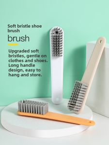 Soft Bristle Shoe Brush for Cleaning Shoes And Clothes No Shedding Angle Brush Household Essential for All round Cleaning