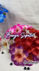 COD Bunga sepatu Cabang 5 Artificial Dekorasi Pernikahan Hiasan