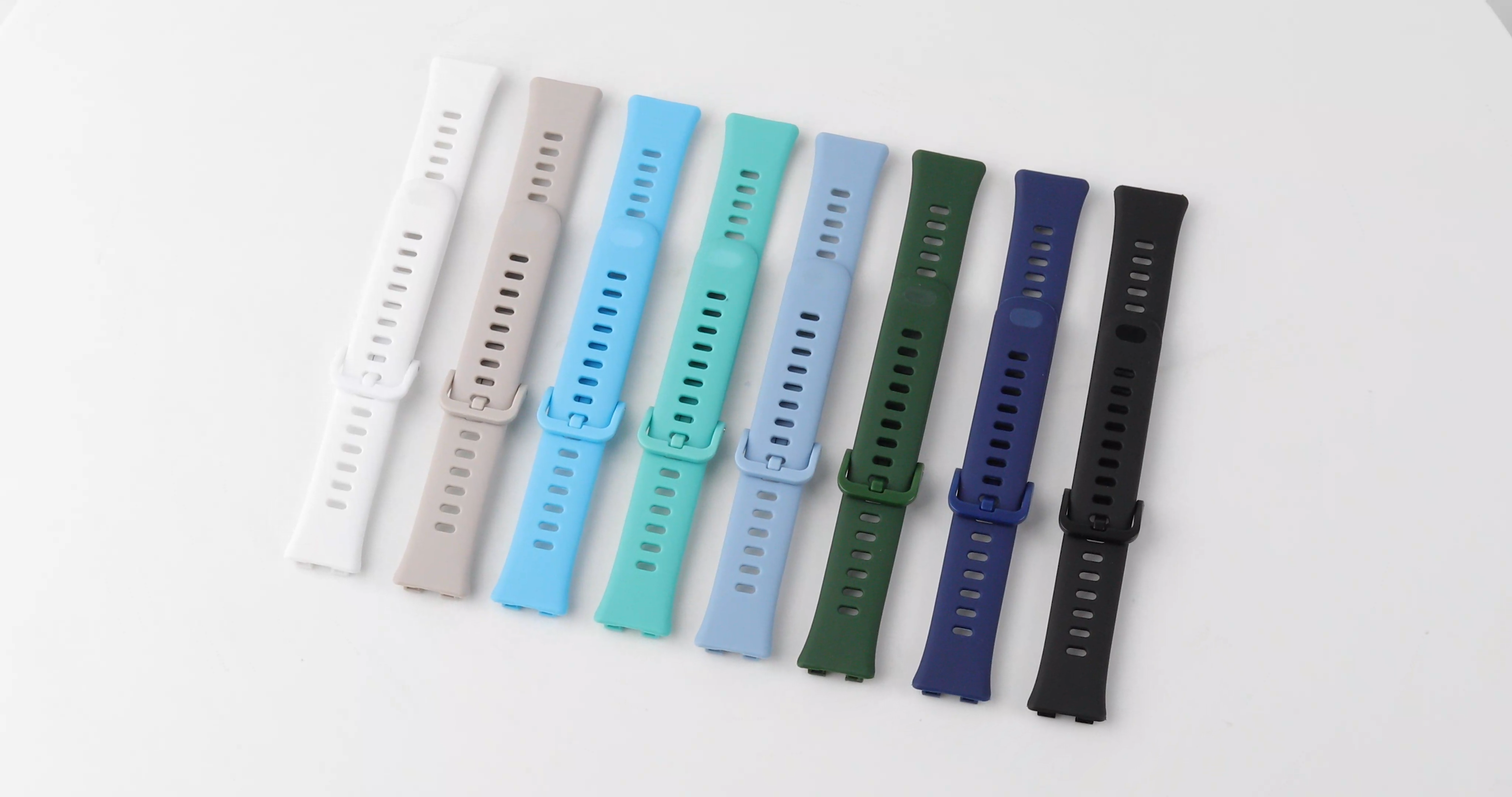 2-in-1 Silicone Strap + Bumper Case for Huawei Band 10/9/8 NFC – Soft Sport Band with Protective Cover Replacement Wristband Set