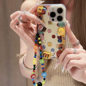 Sup&LV | Ultra-Thin iPhone 16 Pro Max Womens Case With Bracelet Unique Design Anti-Fall Hard Protection Cover Cute Fresh Style Apple Phone Shell