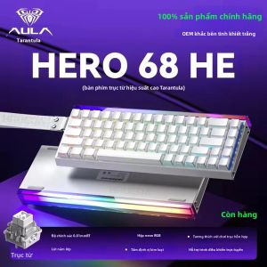 AULA | Bàn Phím Cơ Chơi Game AULA HERO 68HE RGB Switch Từ Tính Rapid Trigger Phản Hồi 8K Có Dây Tùy Chỉnh Esports Dành Cho Máy Tính Để Bàn & Laptop