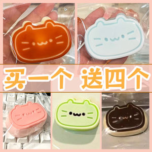 Pudding Kitty Cheese Squeezing Toy Pressure Reduction Toy Sticky Lego Color Value Silicone Mud Feel Water Feeling Decompression