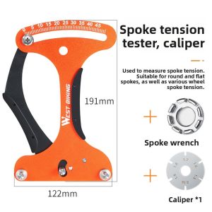 West Biking | Bicycle Wheel Alignment Tool Spoke Tension Meter