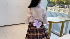 [COD] Tas Silikon Butterfly Tahan Air Anak-Anak Dompet Koin Kartun Lucu Tas Selempang Bunga Tas Bahu Baru 2025 Dompet Koin Mini Anak