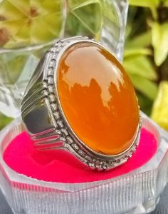 Cincin Batu Akik Anggur Sunkis