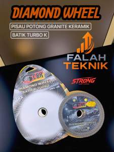 Diamon whell Turbo Batik K Warna Abu Abu Mata Potong Special Granit Marmer Keramik 4 Inch CBR