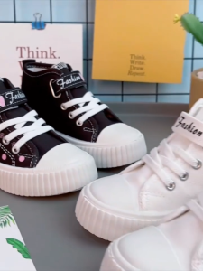 Kids Paradise Shoes High Cut Fashionable Durable Comfortable Sneaker Cute Butterfly Design for Girls