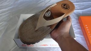 Sandal Distro Casual Pria Cream Premium - Sendal Flip Flop Capit Jepit Pria