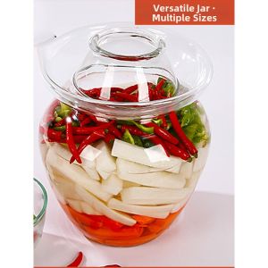 Thickened Glass Sealed Transparent Pickling Jar