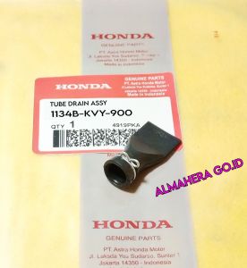 karet hawa selang pembuangan CVT tube drain Assy CVT Honda beAT/Vario/Scoopy/PCX/Spacy/Genia For ALL Honda matic original